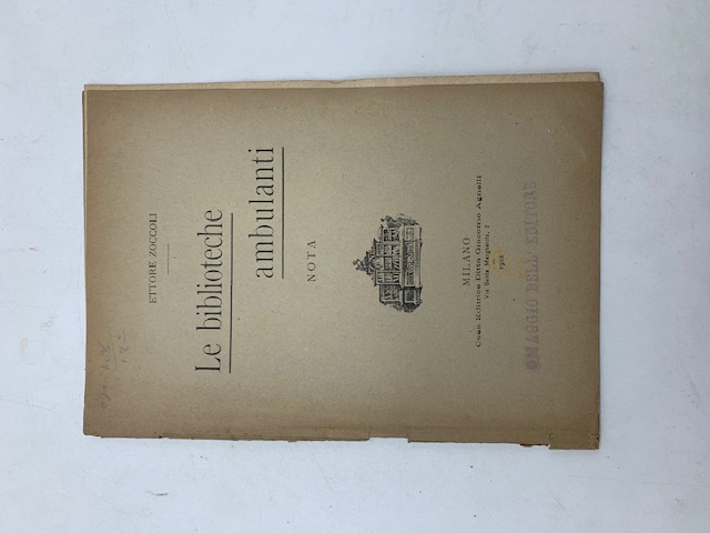 Le Biblioteche ambulanti. Nota